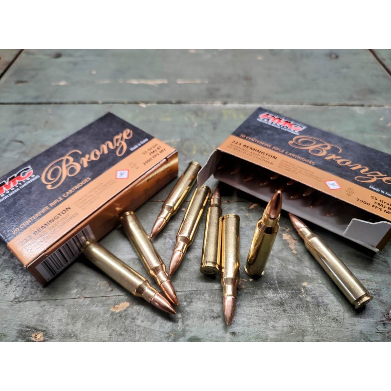 Kal. .223Rem PMC Bronze FMJ 55gr