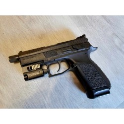 Pistolet CZ P07 SD 9x19mm Zestaw Olight, Kabury, Tryt, Pas