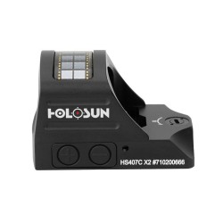 Celownik kolimatorowy Holosun HS407C X2 Micro Red Dot - Solar Panel