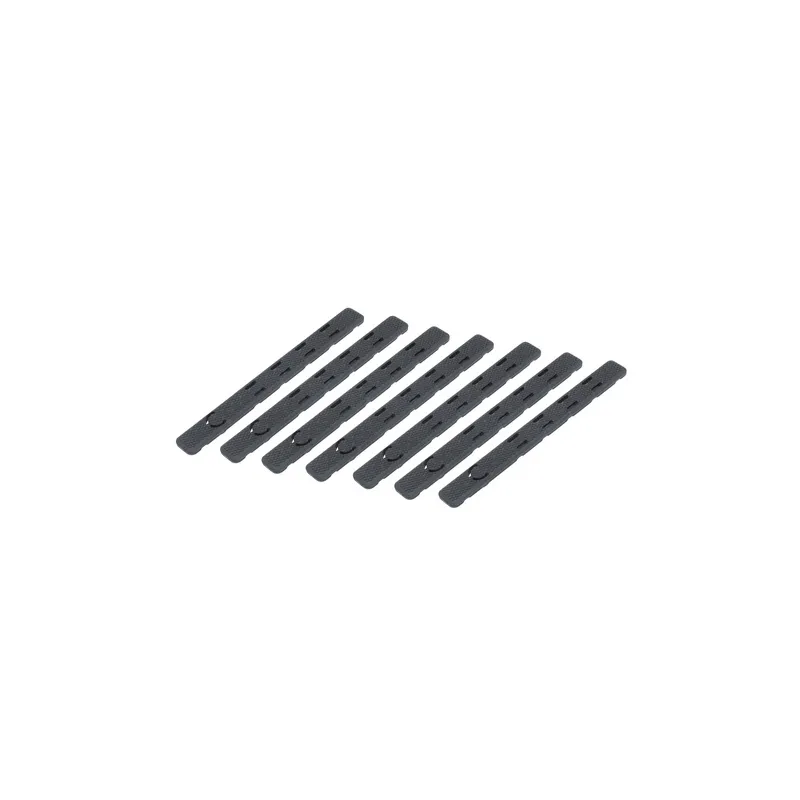 Osłony łoża niskoprofilowe - 5,5" czarne, 7 sztuk