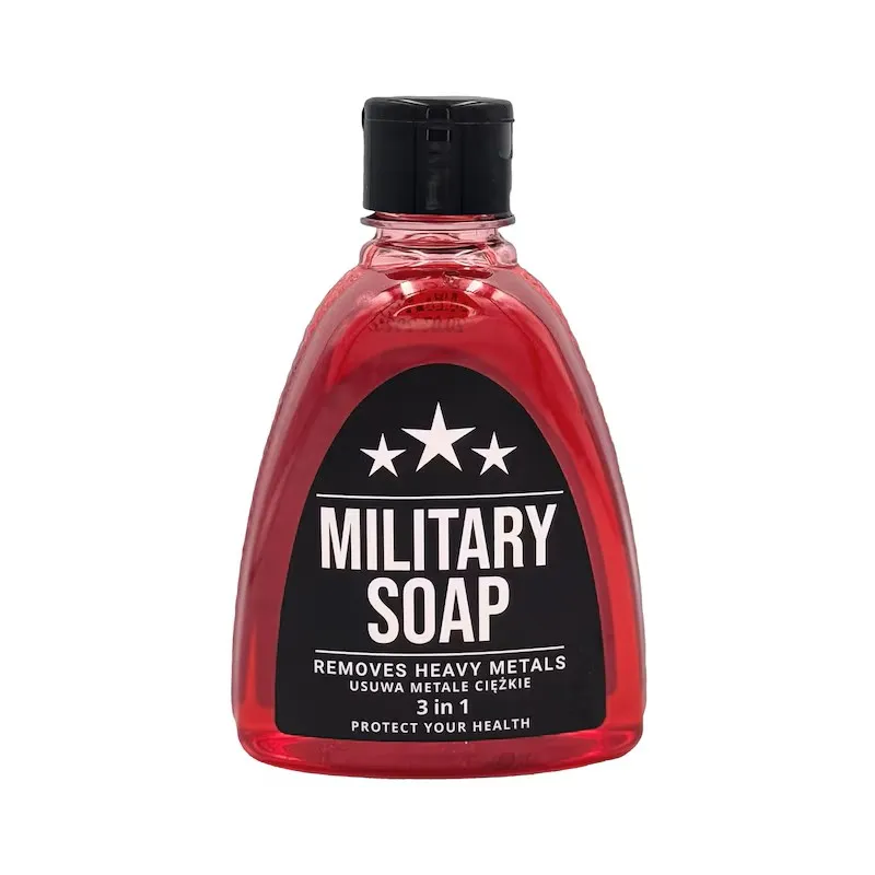 Mydło w płynie na osady z metali ciężkich MILITARY SOAP
