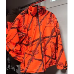 Komplet myśliwski softshell - kamuflaż pomarańczowy
