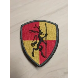 Emblemat z logo klubu strzeleckiego KSGlauberyt