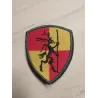 Emblemat z logo klubu strzeleckiego KSGlauberyt