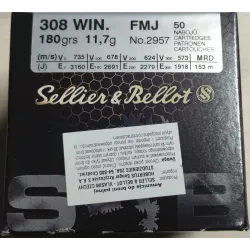 Amunicja 308 WIN FMJ Sellier&Bellot
