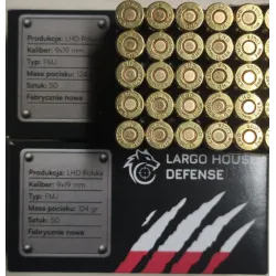 Amunicja 9x19 FMJ LHD Polska