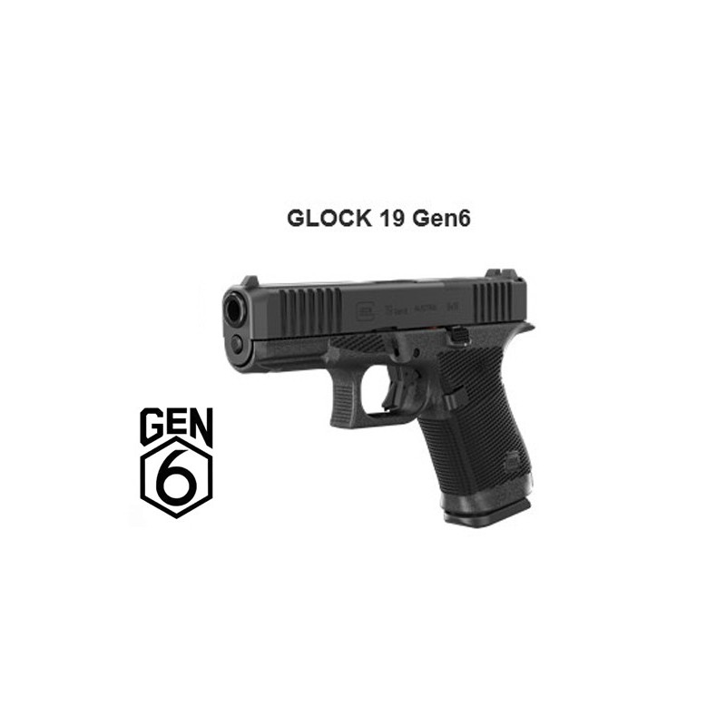 Pistolet Glock 19 gen 6 OR/FS, kal. 9x19, Nowy