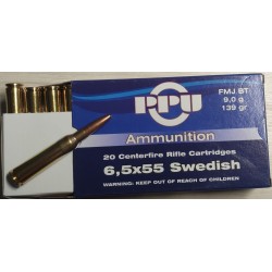 Amunicja 6,5x55 Swedish FMJ BT